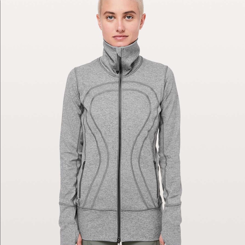 Lululemon in stride jacket grey size 4 very good condition offers welcome